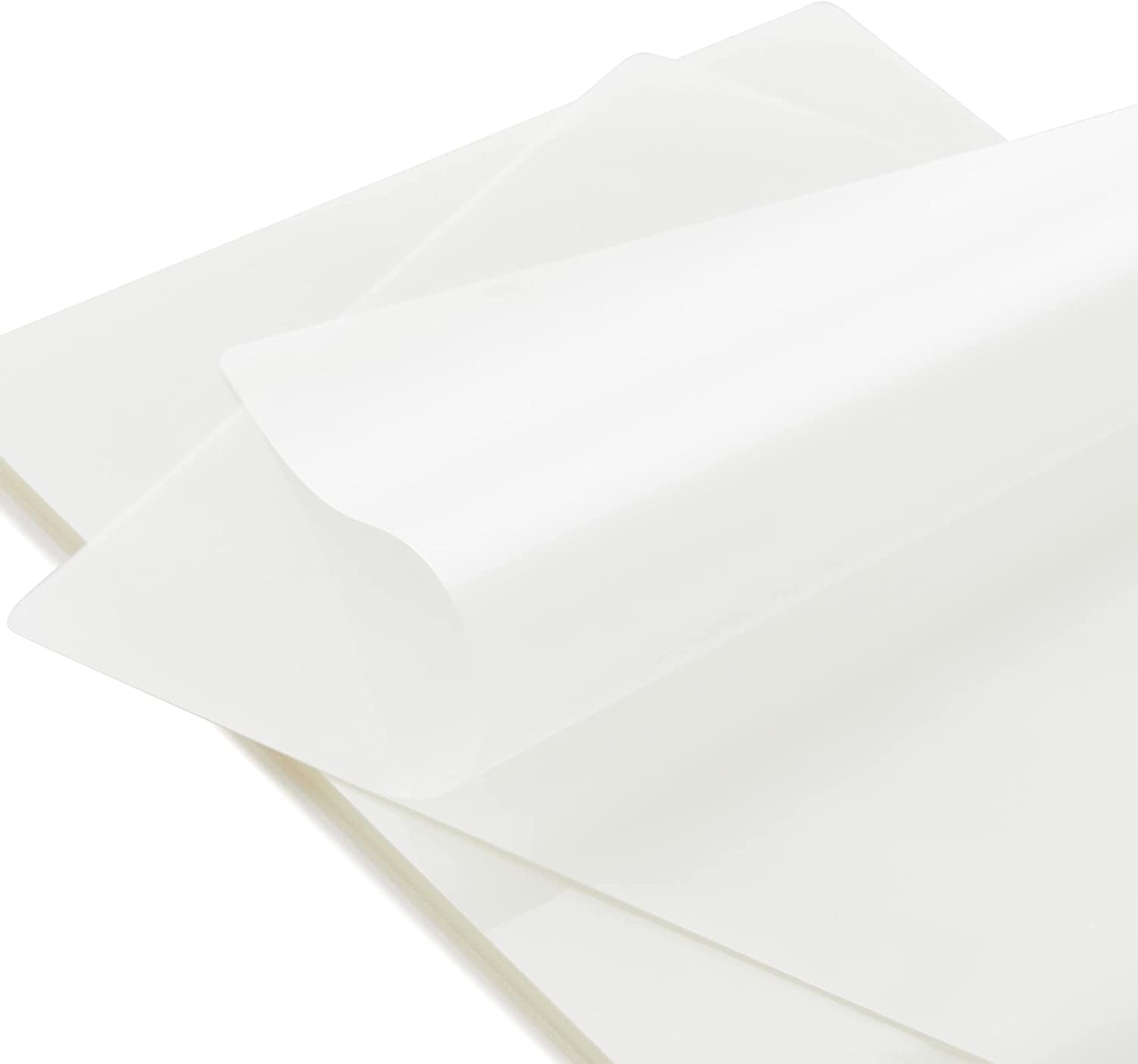 Basics Clear Thermal Laminating Plastic Paper Laminator Sheets - 9 inch x 11.5 inch, 200-Pack