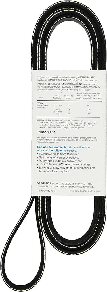 Dayco 5060980DR Serpentine Belt