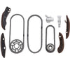 DNJ TK844WP TIMING KIT with WATER PUMP for 14-15 BMW / L4 / 2.0L / 122 DOHC 16V N47D20