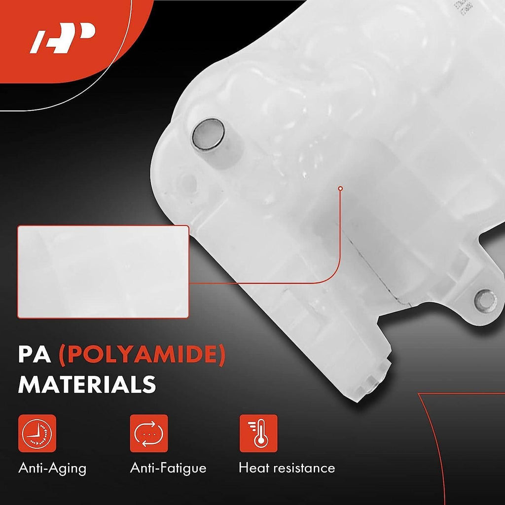 A-Premium Engine Coolant Overflow Recovery Reservoir Tank [W/Cap] Compatible with Freightliner Cascadia 2018-2020 11.9L 12.8L 14.8L 14.9L 15.6L, Replace # A0532836000