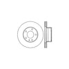 Centric Front Disc Brake Rotor for 735I, L7, 733I (121.34009)