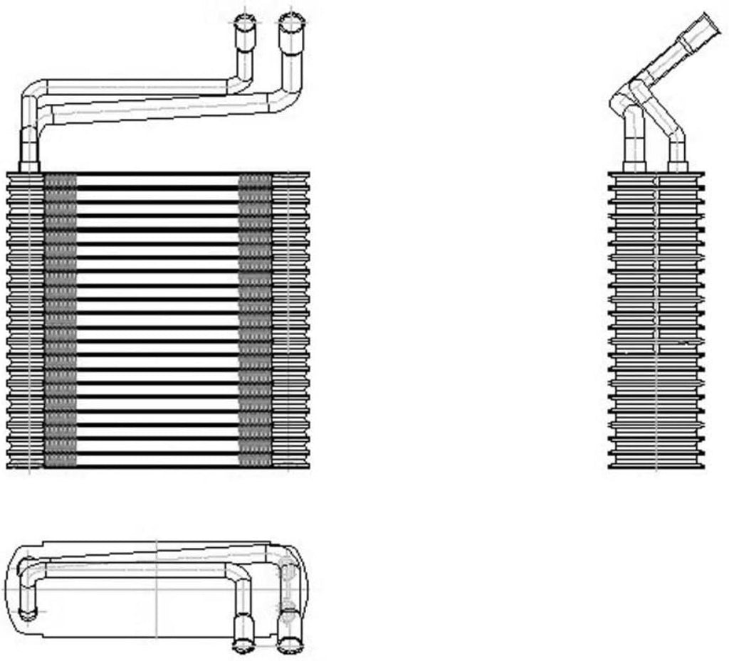 96006 Heater Core Compatible with 1998-2004 Chevrolet S10 Pickup