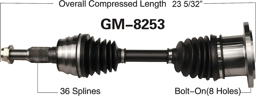 GM-8253 CV Axle