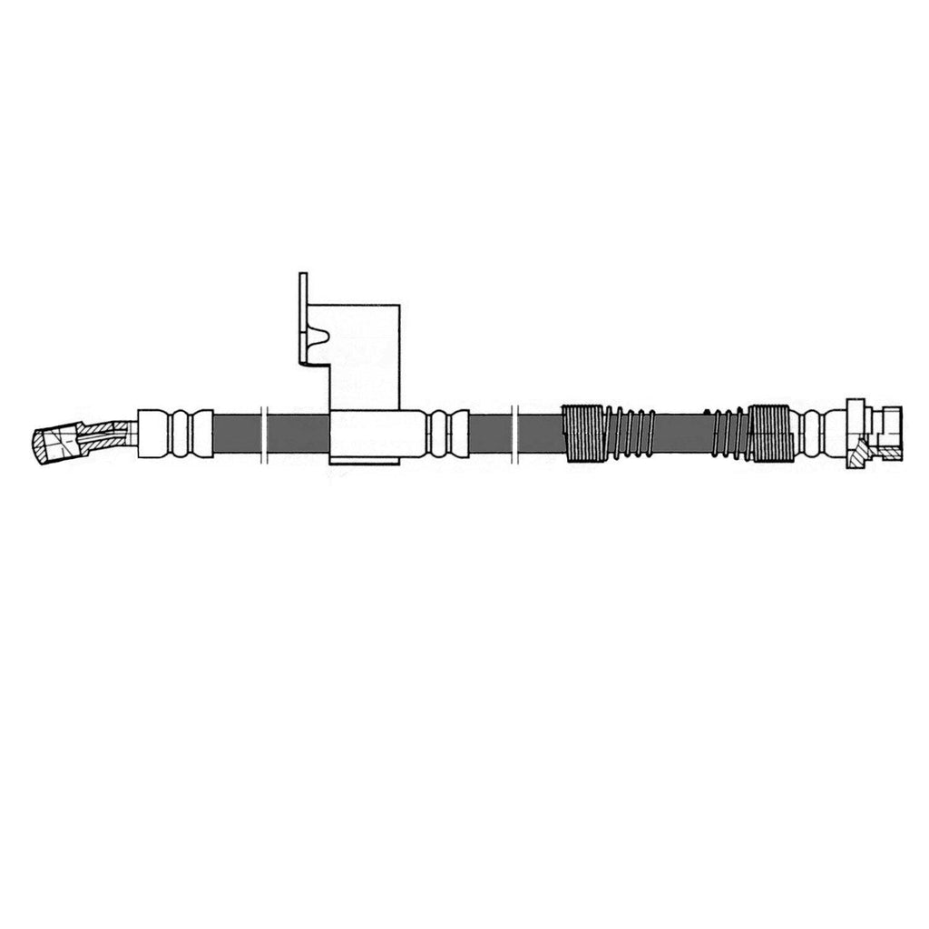 Centric Brake Hydraulic Hose for 01-06 Elantra 150.51004