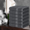 6 Pack Premium Hand Towels Set, (16 X 28 Inches) 100% Ring Spun Cotton, Ultra Soft and Highly Absorbent 600GSM Towels for Bathroom, Gym, Shower, Hotel, and Spa (Grey)