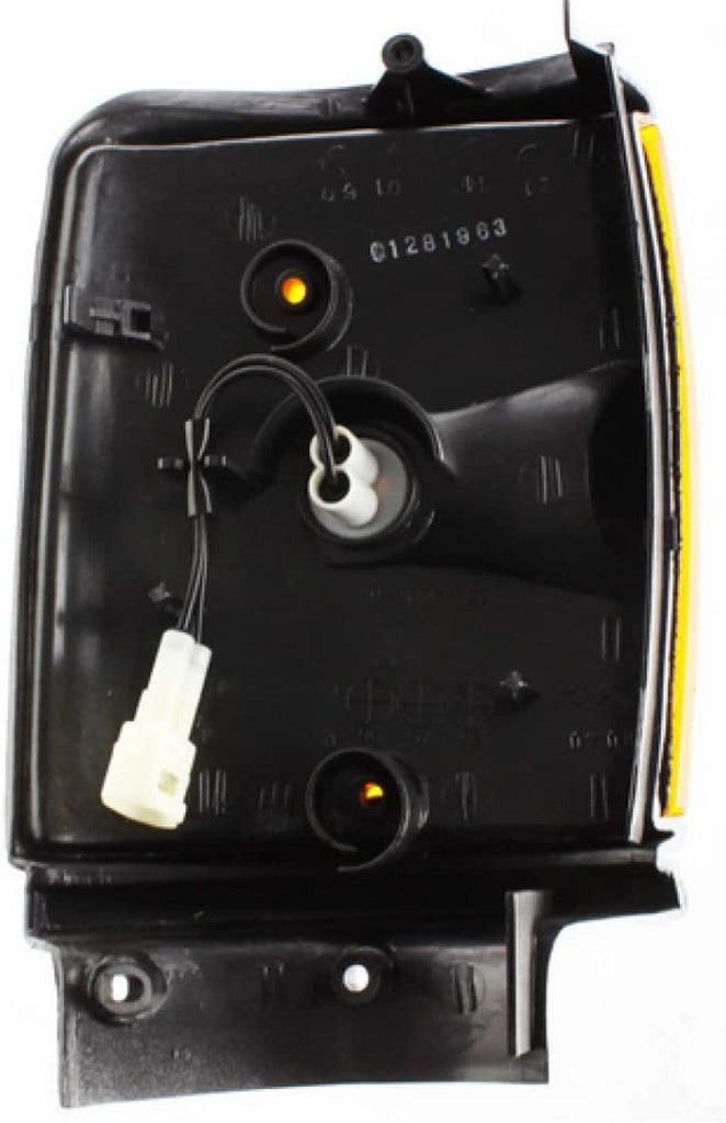 Compatible with Toyota Pickup Corner Light 1987 1988 Driver and Passenger Side Pair/Set | Amber Lens | Base | Rear Wheel Drive | W/Gray Trim | TO2520115 + TO2521117 | 8162089162 + 8161089162