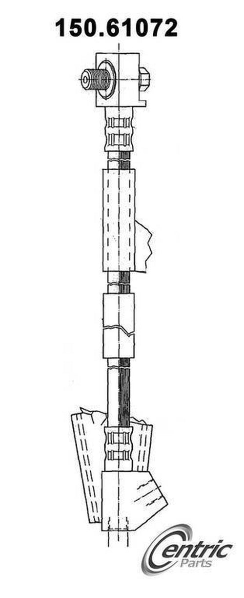 Centric Brake Hydraulic Hose for Taurus, Sable 150.61072