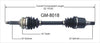 GM-8018 CV Axle Shaft