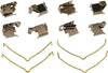 Gold 18K429X Front Disc Brake Caliper Hardware Kit with Clips and Springs