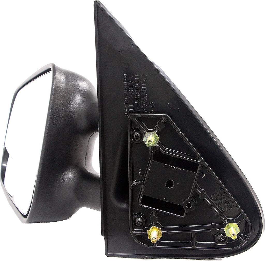 Dorman 955-074 Driver Side Manual Door Mirror - Folding Compatible with Select Cadillac / Chevrolet / GMC Models, Black