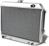 RA-CHARGER66-3 3-Row Full Aluminum Radiator Compatible with 1968-1973 Charger/Satellite/Roadrunner, 1970-1974 Challenger, 1970-1973 Barracuda V8 MT