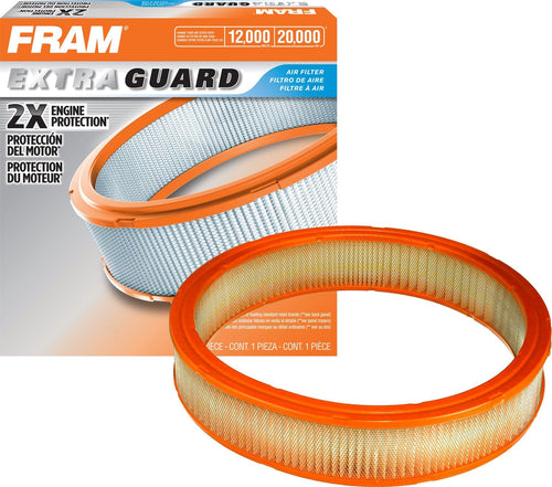 FRAM Extra Guard round Plastisol Engine Air Filter Replacement, Easy Install W/ Advanced Engine Protection and Optimal Performance, CA3648