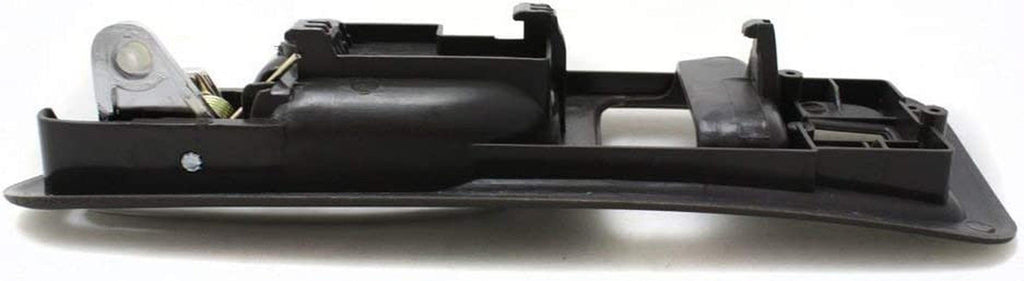 Interior Door Handle Set Compatible with 1994-1997 Honda Accord Gray Bezel with Chrome Lever Coupe Front, Driver and Passenger Side