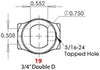 Mfg 401-51219 U-Joint 3/4-36 X 3/4 DD