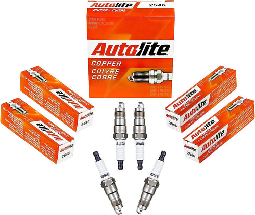 2546 Copper Resistor Automotive Replacement Spark Plugs (4 Pack)