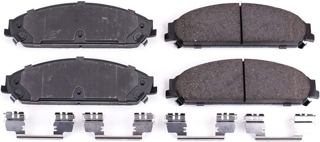 17-1058, Z17 Front Ceramic Brake Pads with Hardware