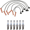 Denso Wire Set 8Mm & 6 Platinum TT Spark Plugs 0.040 Kit for Ford 4.0L V6 VIN E