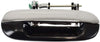 For Buick Rainier Exterior Door Handle Rear, Passenger Side Smooth Black Bezel with Chrome Lever (2004-2007) | Trim:All Submodels