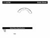 Rr Premium Brake Shoes Centric Parts 111.03700 - greatparts