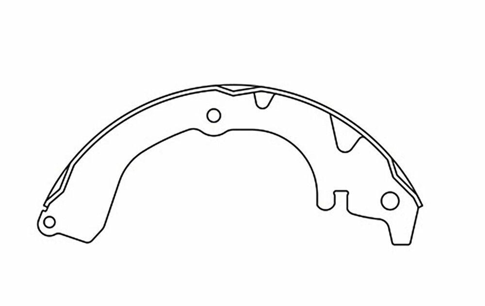 BRAND NEW BENDIX GLOBAL REAR BRAKE SHOES RS372 / 372 FITS 68-88 TOYOTA COROLLA - greatparts