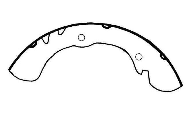 Rr Premium Brake Shoes Centric Parts 111.03700 - greatparts