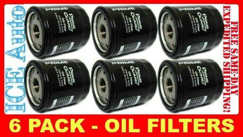 6 PACK Prime Guard POF2222 Engine Oil Filters (Fram Wix ACDelco Hastings) - greatparts